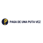 paga de una puta vez logo blanco y negro